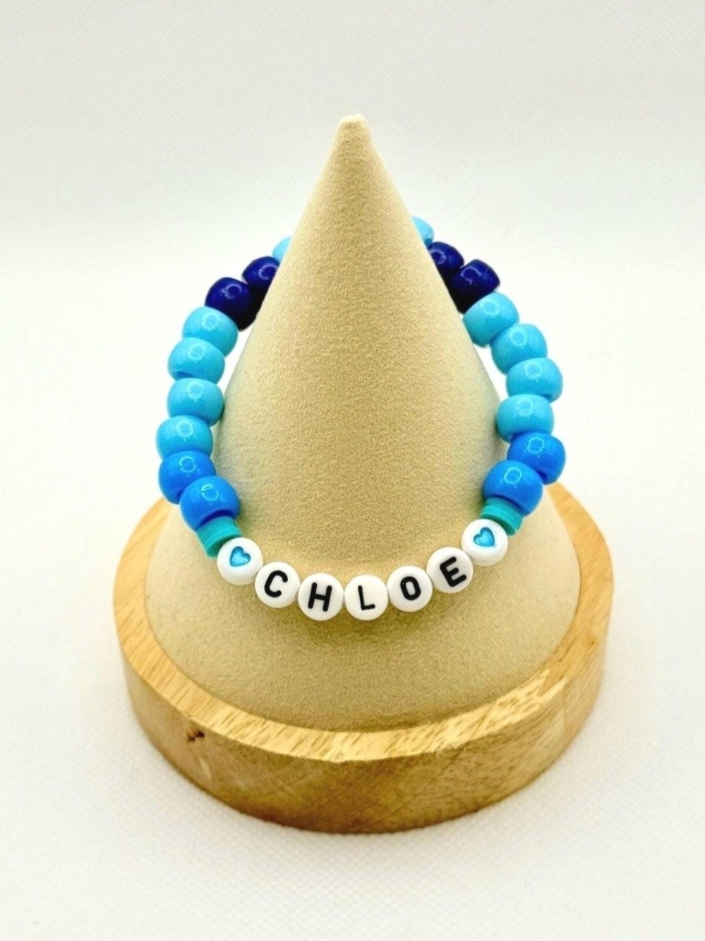 'Chloe' Disney Descendants Inspired Handmade Beaded Kandi Clay Bracelet